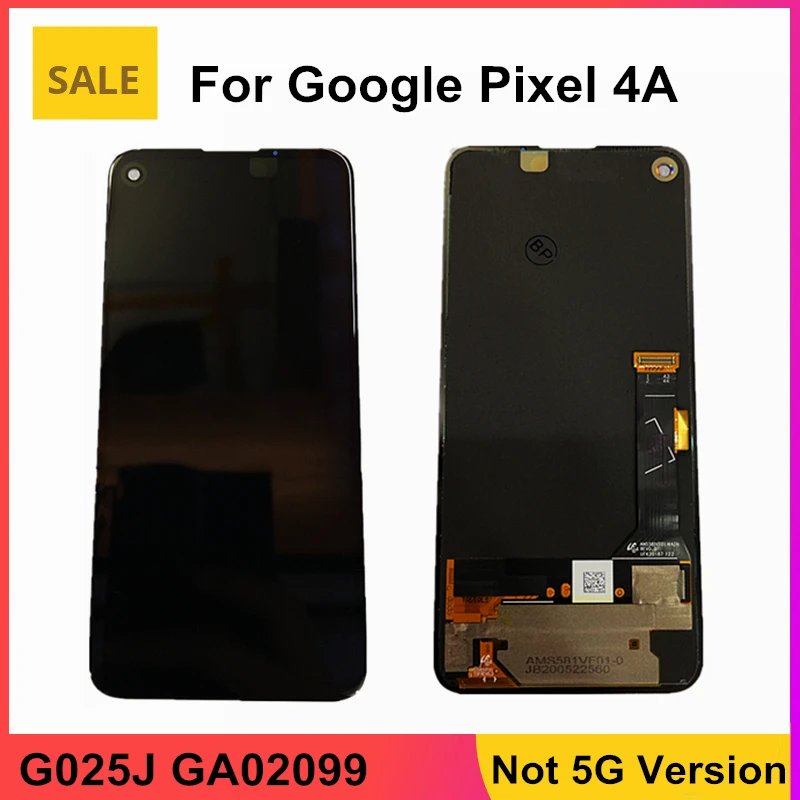 100% протестированный OLED-экран для Google Pixel 4A ЖК-дисплей сенсорный оцифрованный в