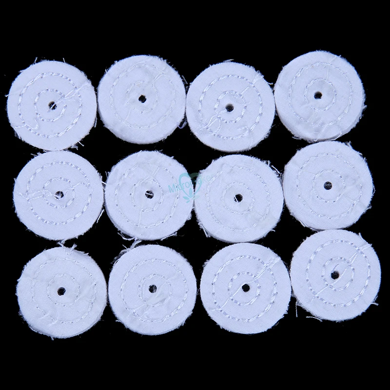 100 шт. 2 35 мм белая ткань полировальная Подушка абразивный блок дерево металл