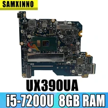 UX390UA Laptop motherboard for ASUS ZenBook UX390UAK UX390UA UX390U original mainboard 8GB-RAM I5-7200U CPU