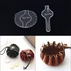 Креативный дизайн кошелек для монет кожа инструмент-шаблон практичный акриловый вариант Трафарет DIY ручной работы кожаная сумка для монет
