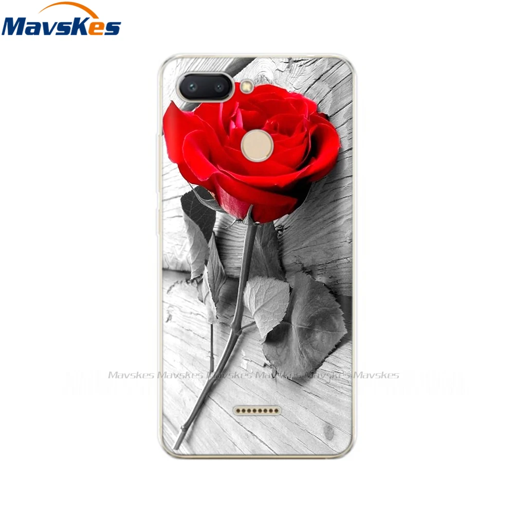 Silicone Cover for Xiaomi Redmi 6 Case Full Protection Soft Tpu Back Cover Phone Case for Xiaomi Redmi 6 Redmi6 Bumper Coque Bag