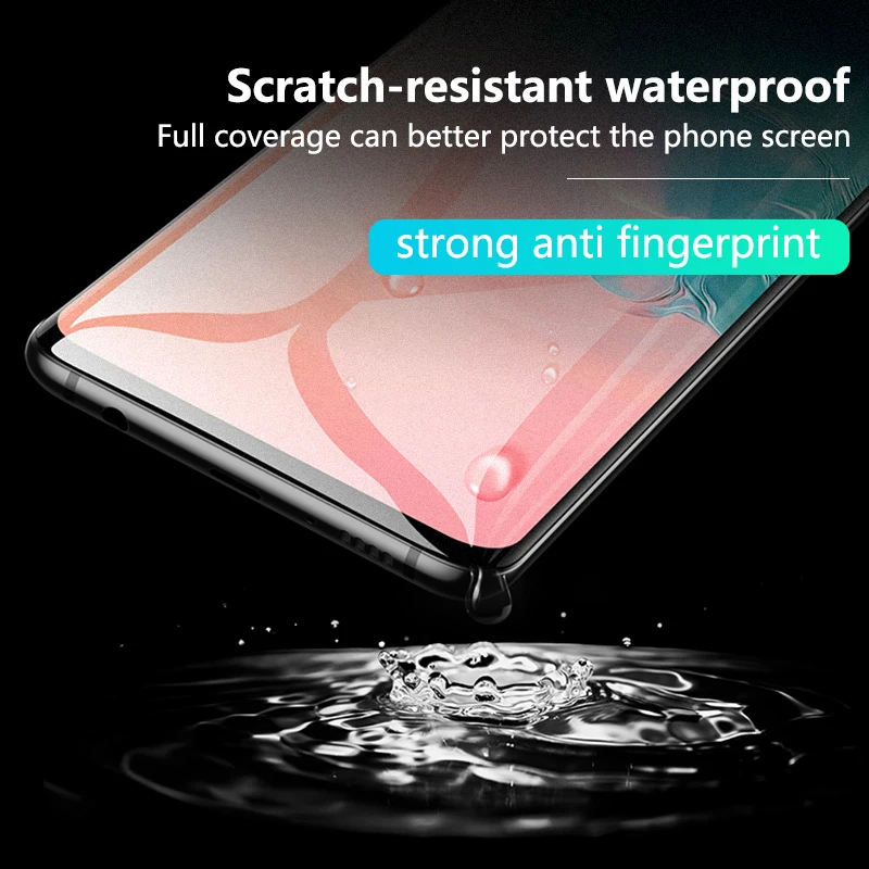YISHANGOU 10D изогнутая полное покрытие мягкая Гидрогелевая пленка для samsung Note 10 Plus S10 S10e S9 Plus S8 Plus Note 8 мягкая пленка не стекло