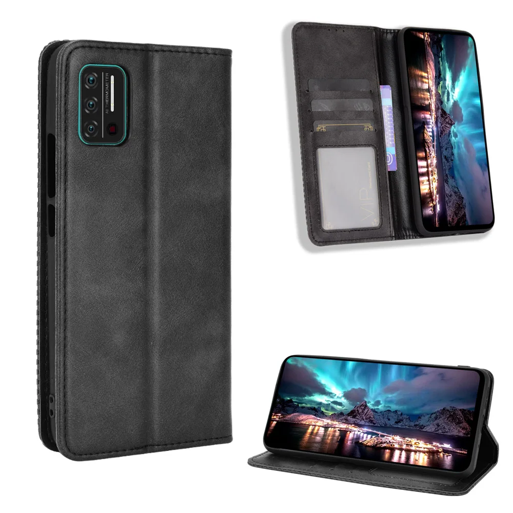 

Флип Чехол Для Umidigi A7S Премиум кожаный чехол-бумажник с откидной крышкой для чехол для Umidigi A7S защитный Fundas