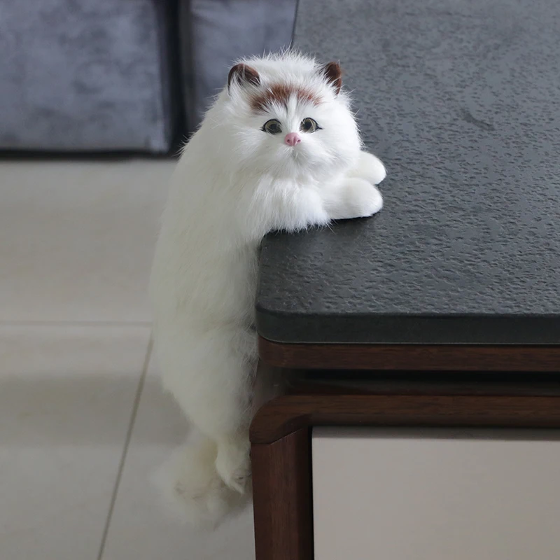 Реалистичная имитация кота плюшевая игрушка котенок киска кукла фигурки