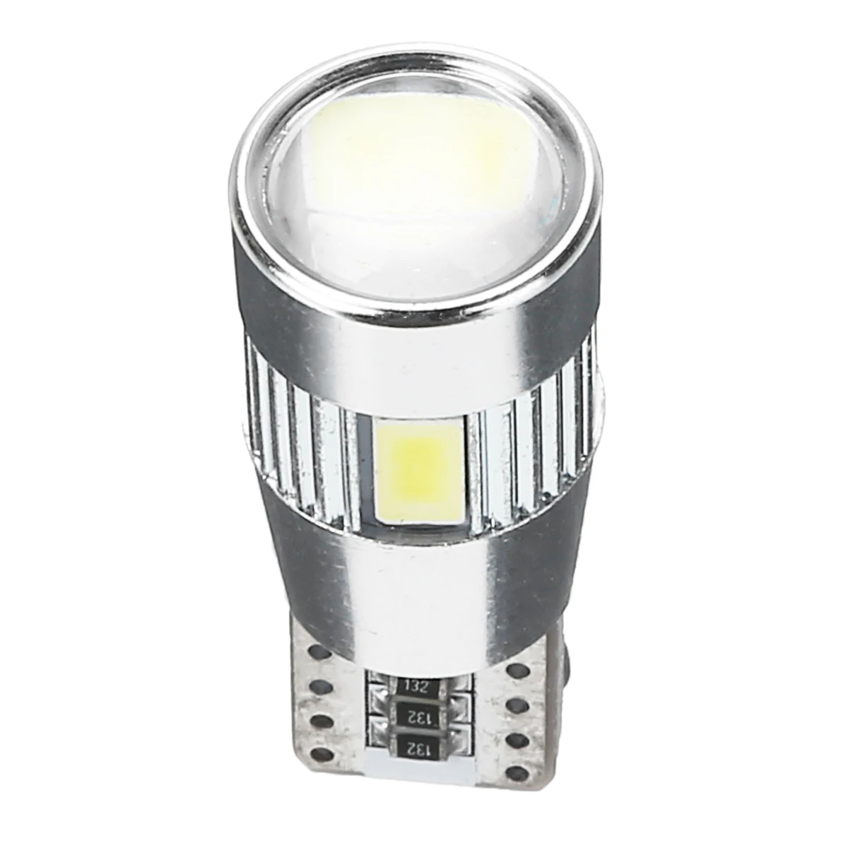 2 шт. высокое качество T-10 6SMD светодиодный Canbus безотказная лампа 5630 C5W 194 автомобильный боковой клиновидный светильник с объективом автомобильный светильник источник