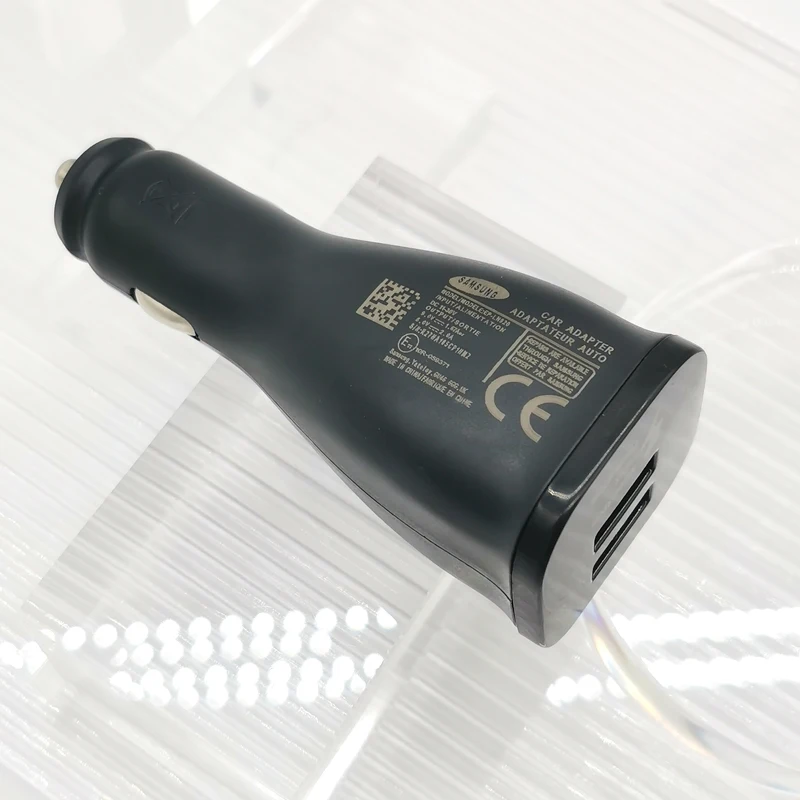 Автомобильное зарядное устройство Samsung с двумя USB-портами адаптер для быстрой