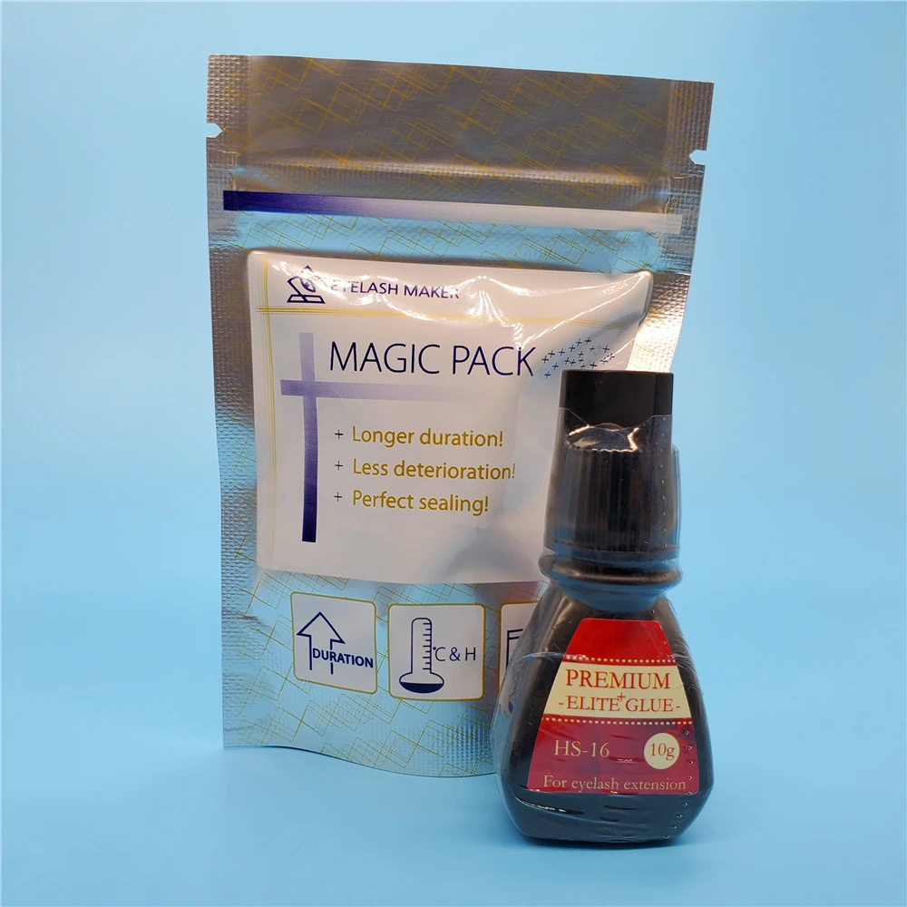 4 бутылки 10 г Премиум Элита Плюс объем клей HS-16 для наращивания ресниц 7-8 недель 1 ~