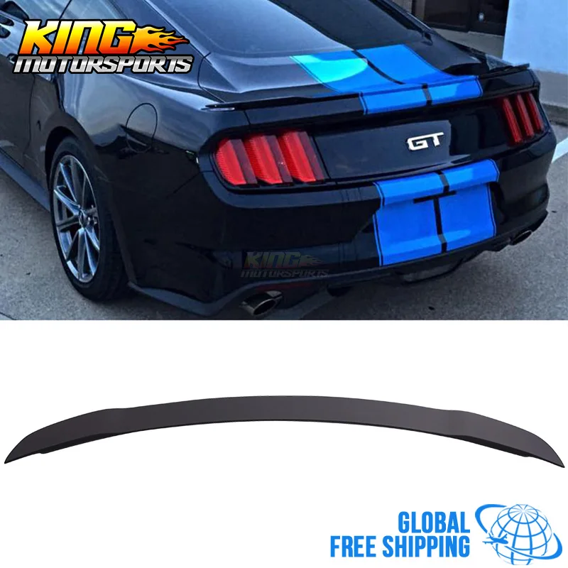 Подходит для 15 19 Ford Mustang GT заводской стиль окрашенный матовый черный Задний