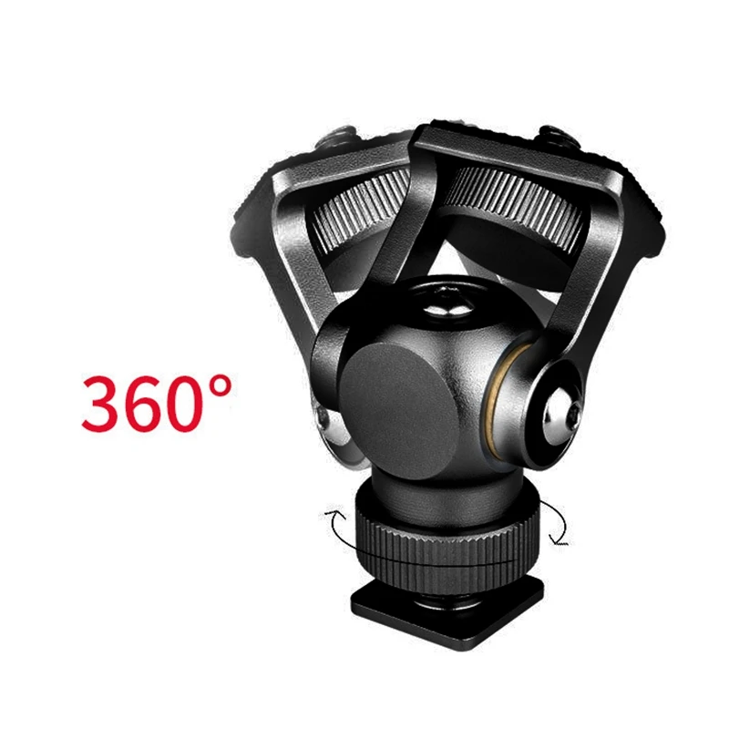 Держатель монитора с шаровой головкой панорамная видеостойка на камере наклон 180