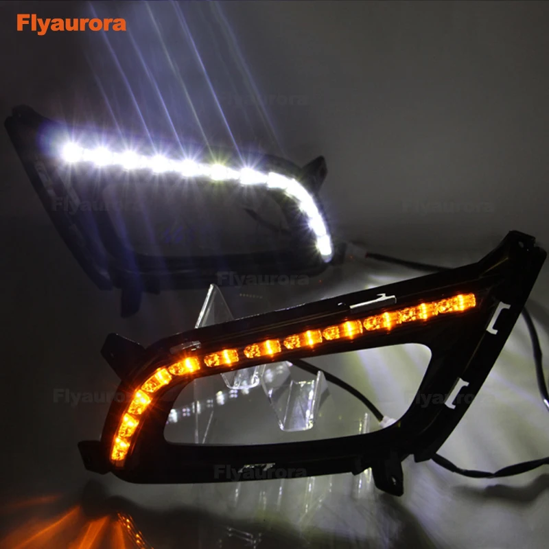 Стайлинг автомобиля светодиодные противотуманные фары Дневные ходосветильник