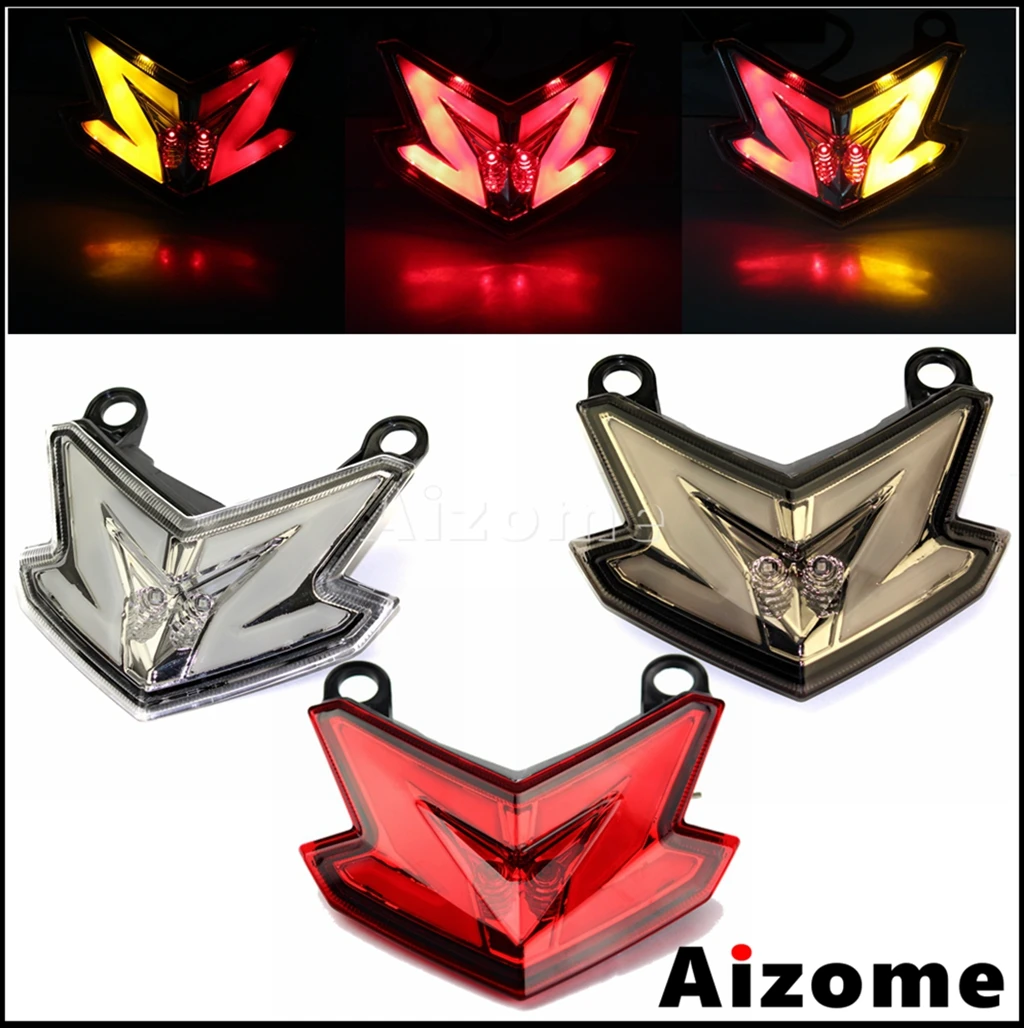 Мотоциклетные светодиодные задние светильник хвост красный стоп поворотники