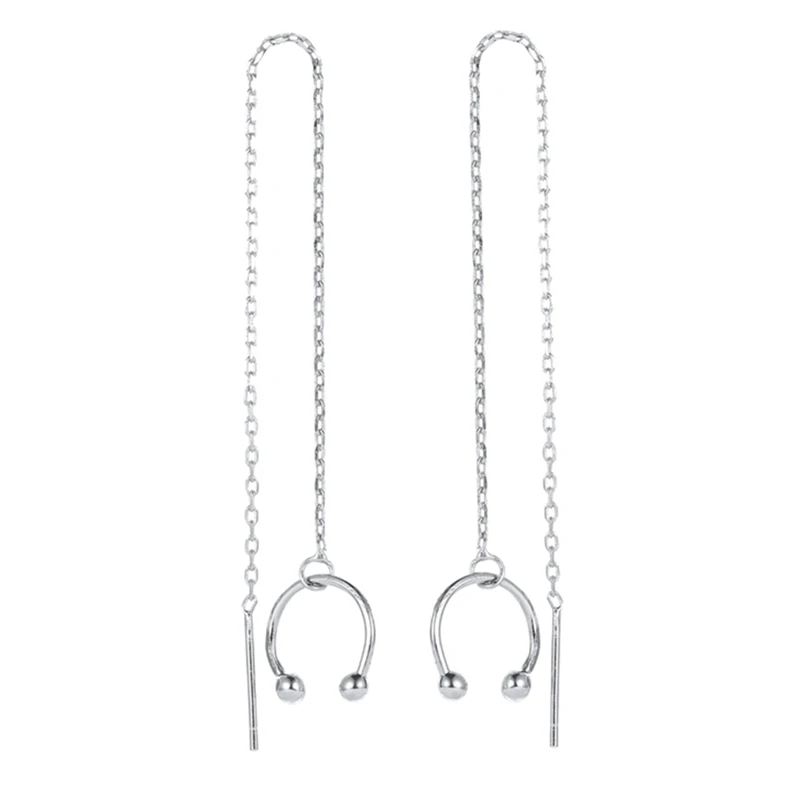 Длинные серьги с кисточками и цепочкой для женщин|Серьги-подвески| |