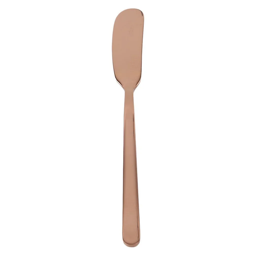

Golden Symphony 304 Stainless Steel Butter Knife Jam Knife Butter Spatula Cream Cheese Decorating Knife Western Tableware ZD