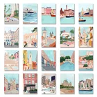 В скандинавском стиле Postesrs и принты, городские принты, настенные художественные уличные изображения для дома, гостиной, украшения, картины