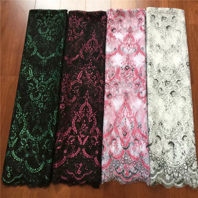 Новинка французская кружевная ткань с ресничками сделай сам изысканная вышивка