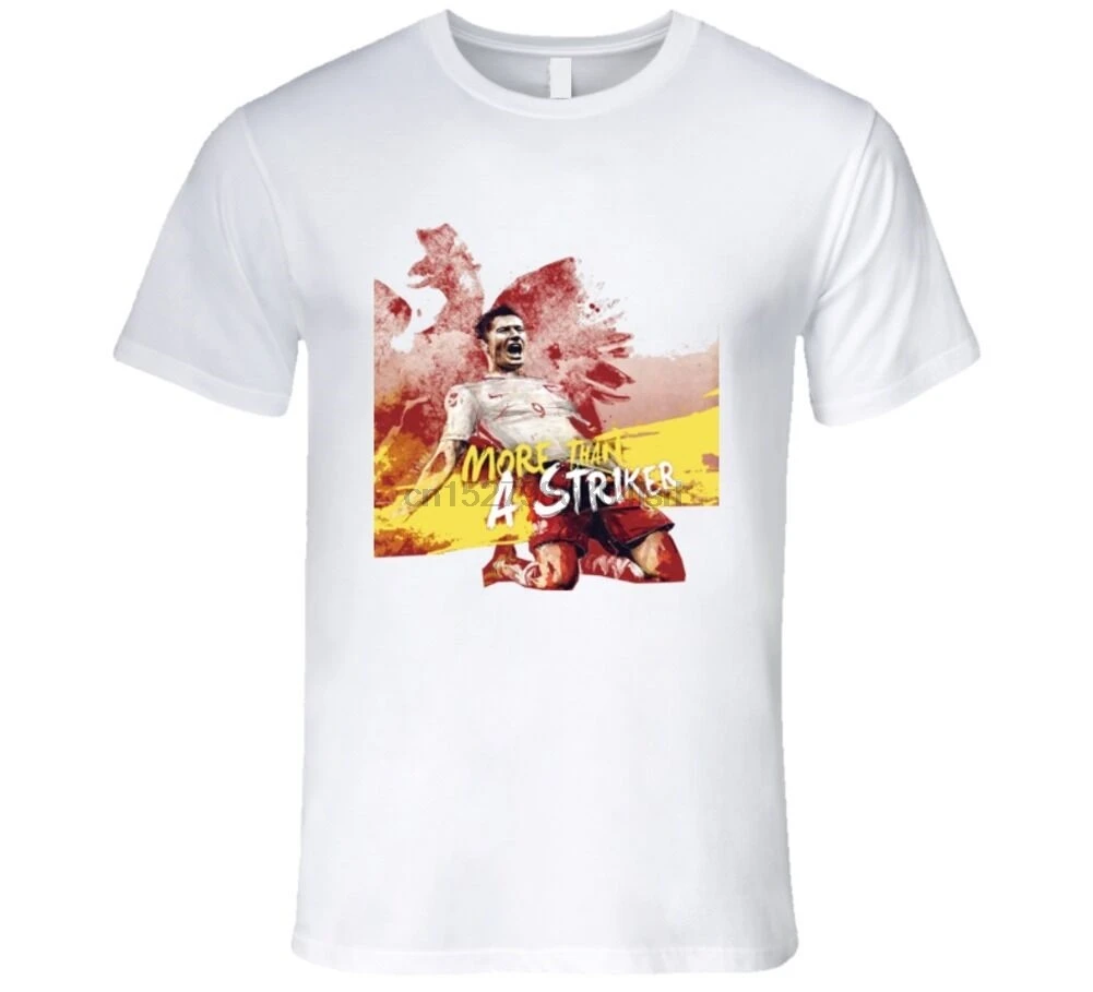 Роберт Левандовски Польша 9 более фиксатора футболка | Мужская одежда