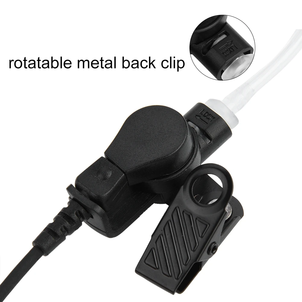 3.5mm Universal Listen Only Acoustic Tube Earpiece Headset With Earmolds For Speaker Mic | Электроника