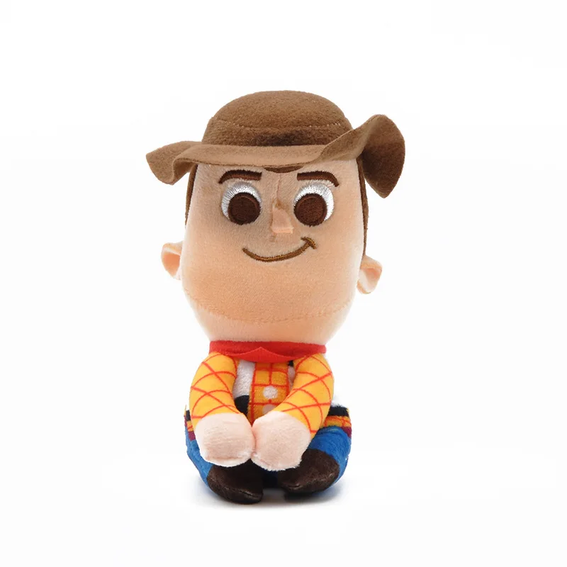 10cm История игрушек мультфильма 4 аниме форки кролик Вуди инопланетянин Базз Лайтер Рекс Джесси чучела кукла-брелок для ключей детские плюшевые игрушки вечерние подарки - Цвет: 10cm