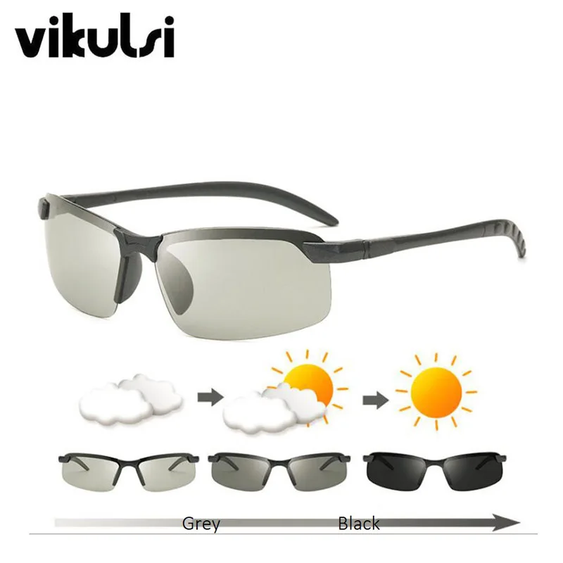 Ультралегкие Модные поляризованные фотохромные солнцезащитные очки для