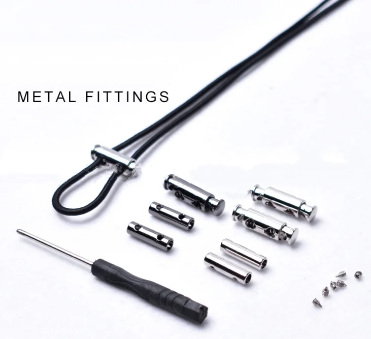 1 пара металлические шнурки для кроссовок|Резинки| |