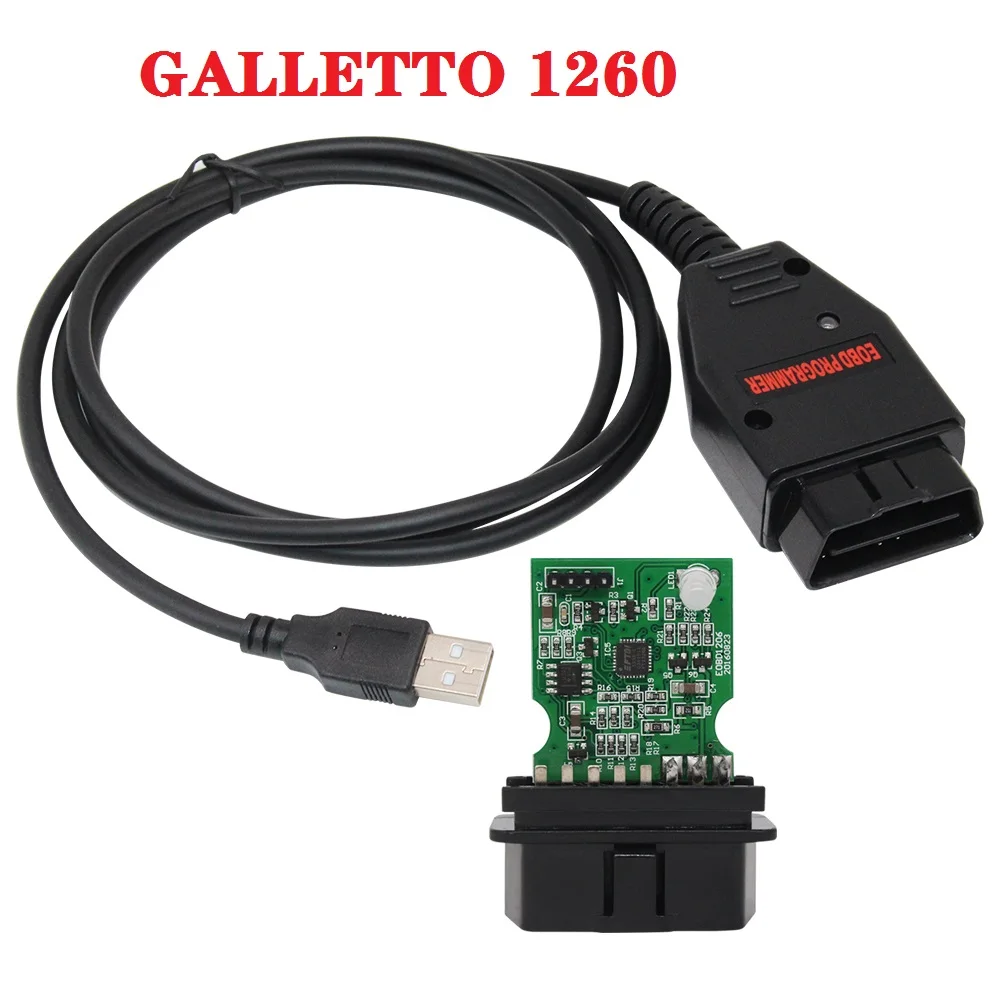 

Best QualityGalletto 1260 ECU Chip Tuning Interface Galletto 1260 Tuning Scanner EOBD/OBD2/OBDII Flasher
