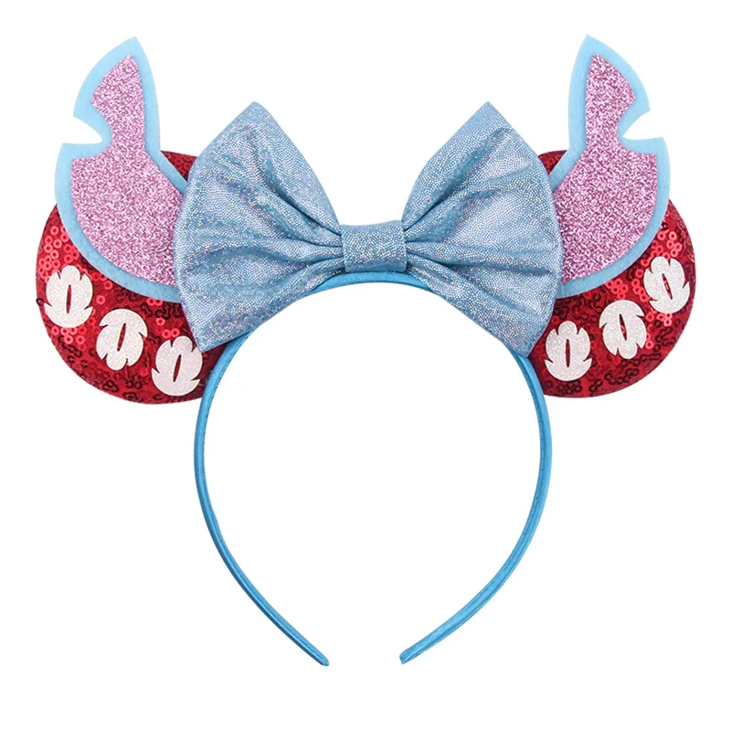 Новый Disney платье принцессы с Микки и Минни ободок блестками цветочным рисунком