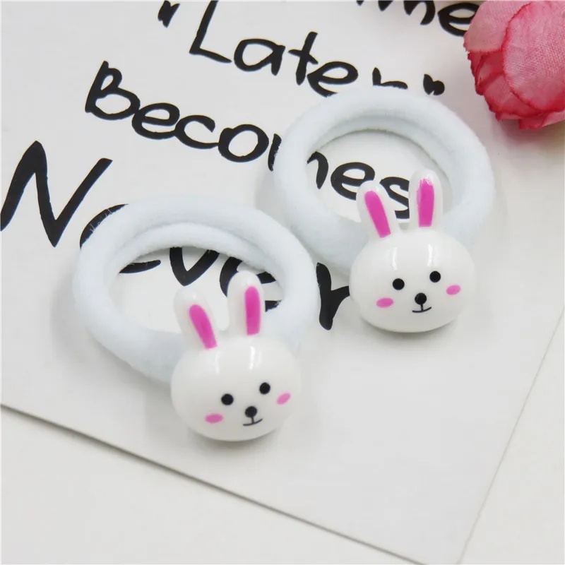 Милые эластичные повязки для волос в виде кроликов девочек повязка на голову