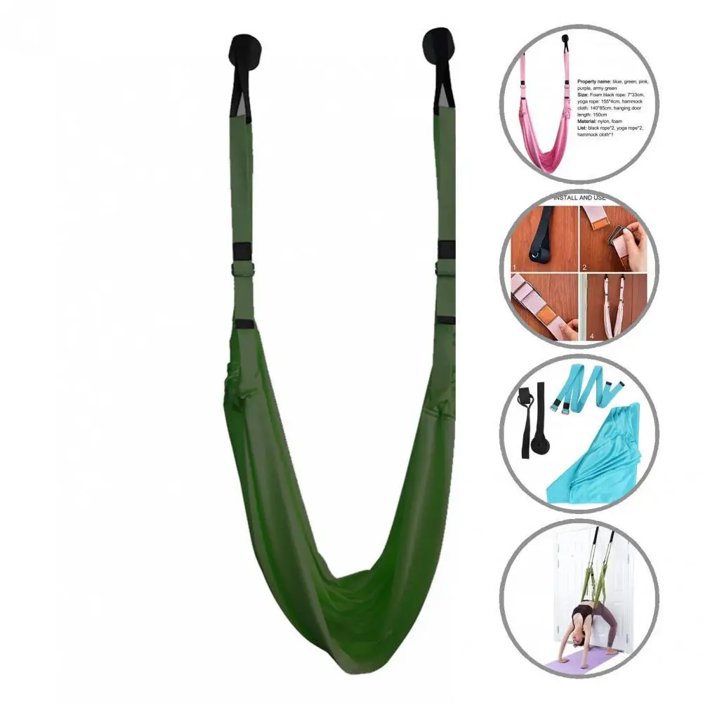 

Multi Color 1 Set Modern High Strength Elastic Backbend Yoga Strap Portable Backbend Yoga Strap Elastic for Sport