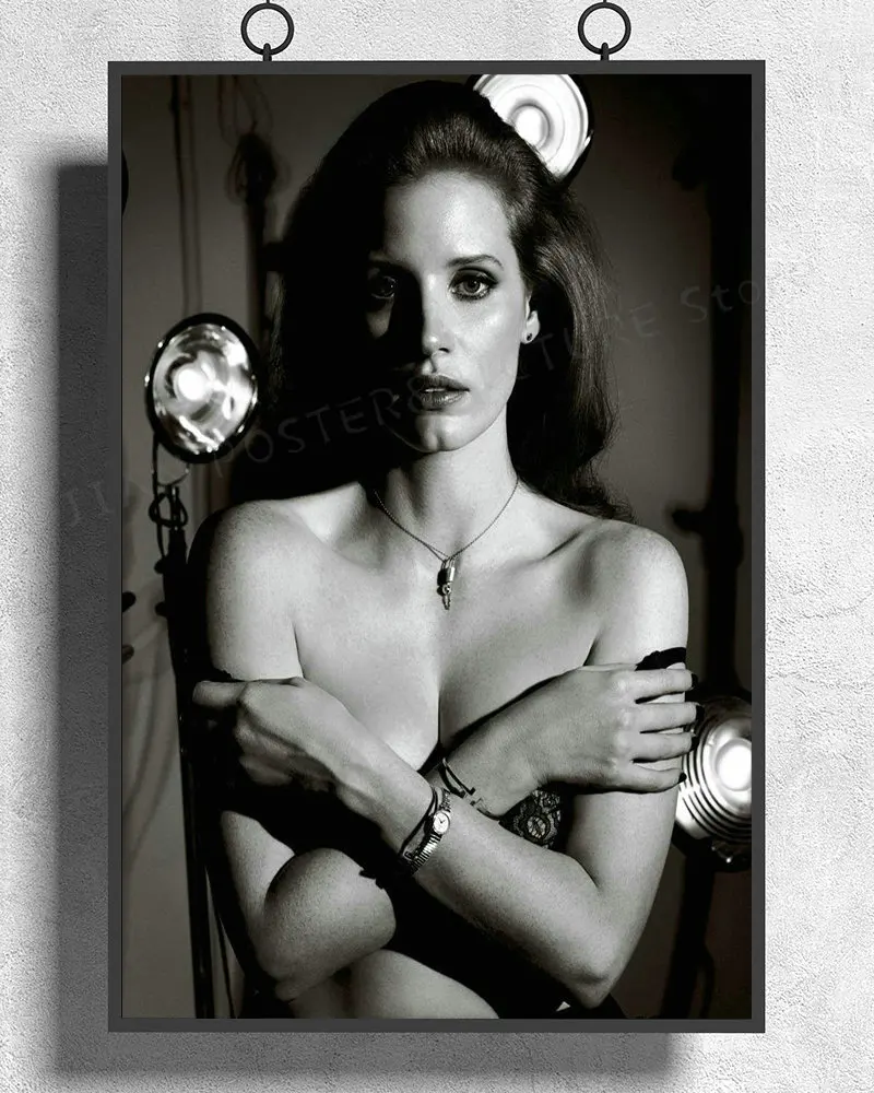 

H552 Silk Poster Home Decoration Jessica Chastain America Movie Star Wall Art Christmas Gift