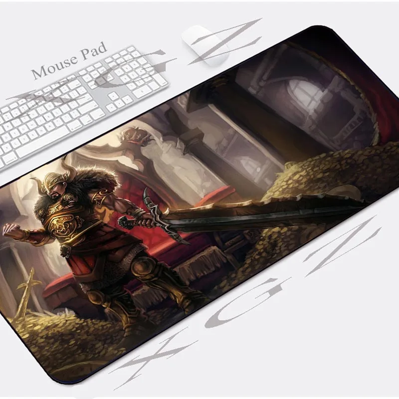 Большой игровой коврик для мыши XGZ в стиле аниме дворец Grandmaster черный