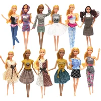16 bjd clothes for barbie doll clothes outfits set fashion shirt top skirt dress pants 11 5 dolls accessories casual wear toys
