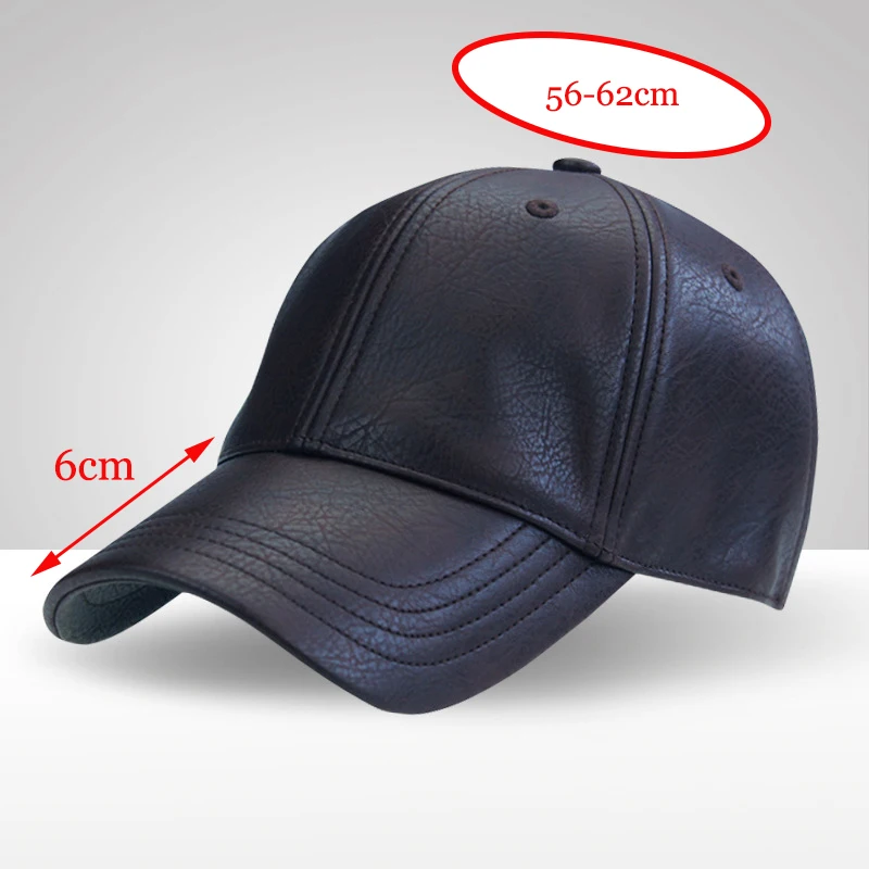 Мужская бейсболка из искусственной кожи RoxCober модная кепка шляпа бренда Bone casquette