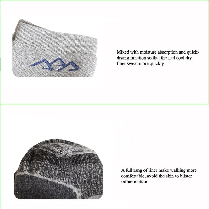 SK06M 2pairs/lot full thick sport socks outdoor socks Mountaineering socks for travel on foot