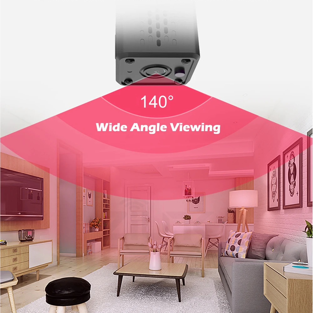 Tuya Мини Wifi камера 1080P умный дом Безопасность детский монитор 140 градусов широкий угол беспроводной мини IP камера Встроенный аккумулятор лучший