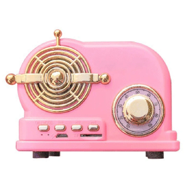 USB зарядка ретро Bluetooth динамик беспроводной старомодный портативный Поддержка TF
