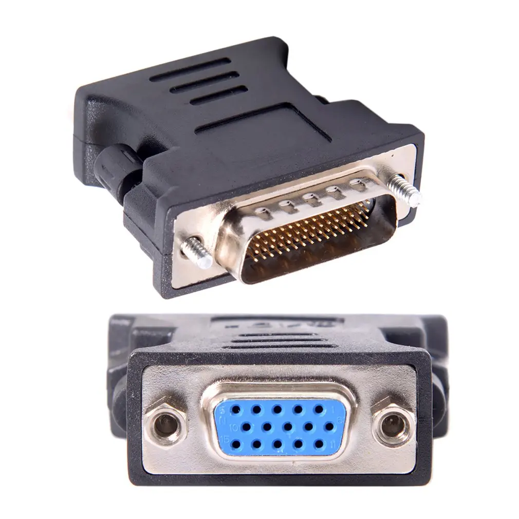 

1 to 1 DMS-59 DMS59 59Pin DVI Male to 1-Port VGA Female Video Y Splitter SHORT Cable 1 PC to 1 MONITOR