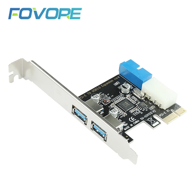USB 3.0 PCI E Плата расширения 2 порта 3 0 19 контактов|Платы расширения| |