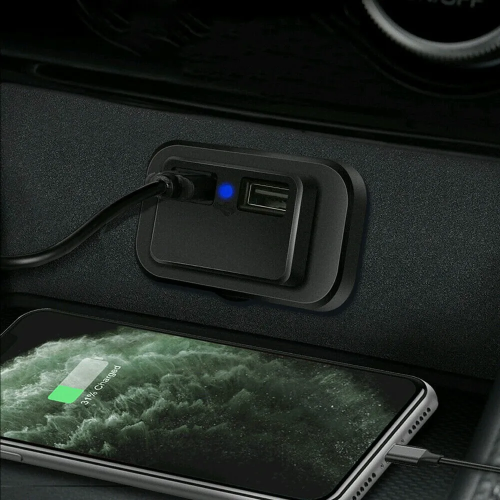 3 1a rv car fast charger dual usb car phone charger socket charger for cars boat motorhome caravan autocaravana car accessories free global shipping