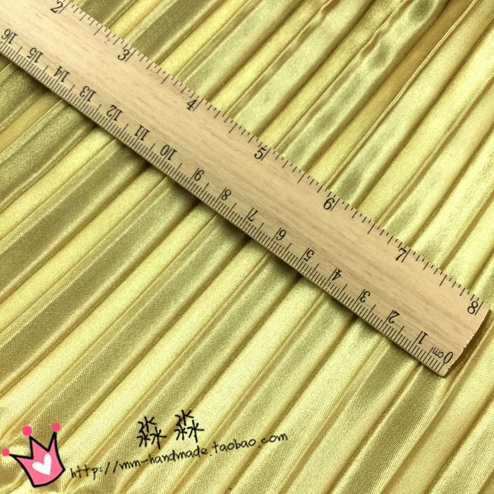 Ткань складчатая электрооптическая на 3 метра в полоску, аккордеон, орган, скрюченная шелковая атласная юбка-платье.