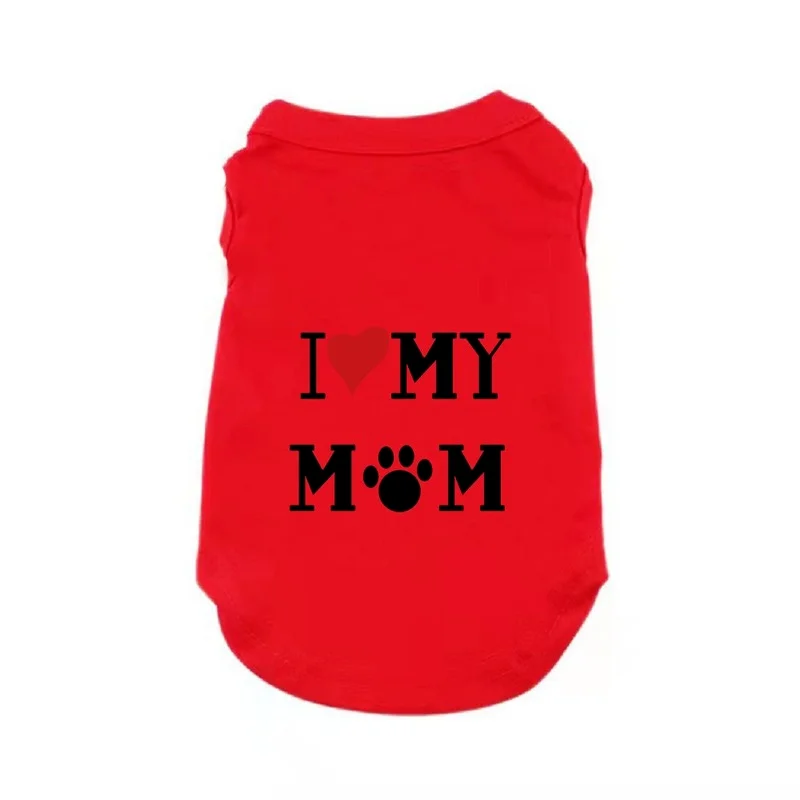 

Small and medium-sized dog pet dog clothes vest summer new fashion dog T-shirt Chihuahua French bulldog cheap puppy clothes