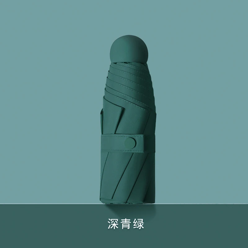 安い 5 倍カプセルダブル抗uv傘小型携帯夏ミニクリア傘雨男性semsiye家庭用merchandises BW50UM