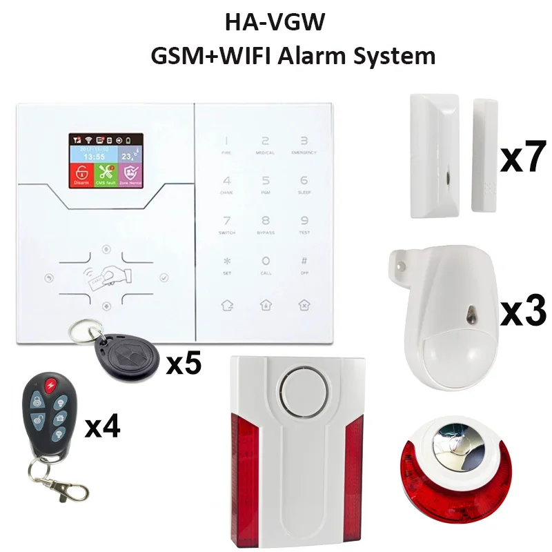 Система охранной сигнализации с поддержкой Wi Fi|Комплекты для сигнализации| |