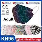 Ffp2 kn95 маска для лица маски для Взрослых Черная Рождественская маска с цветочным принтом Корея женская маска KN95 для взрослых mascarilla fpp2 homologa