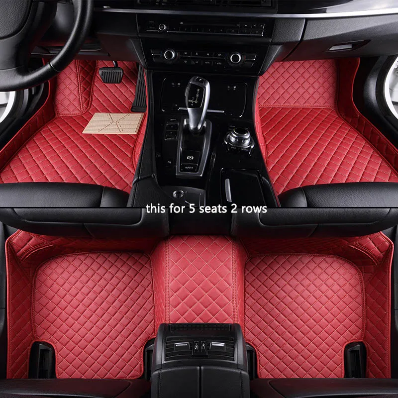 

Custom car floor mats for Haval F7 H6 F5 H4 H7 H5 H8 H9 M6 H2S H6coupe H1 H2 H3 Double foot mats auto accessories