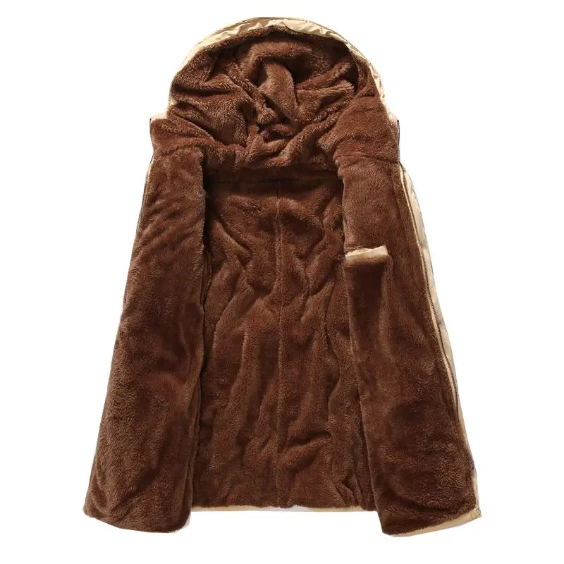 Высокое качество зима 2020 новый стиль мужская толстая верхняя одежда на молнии с