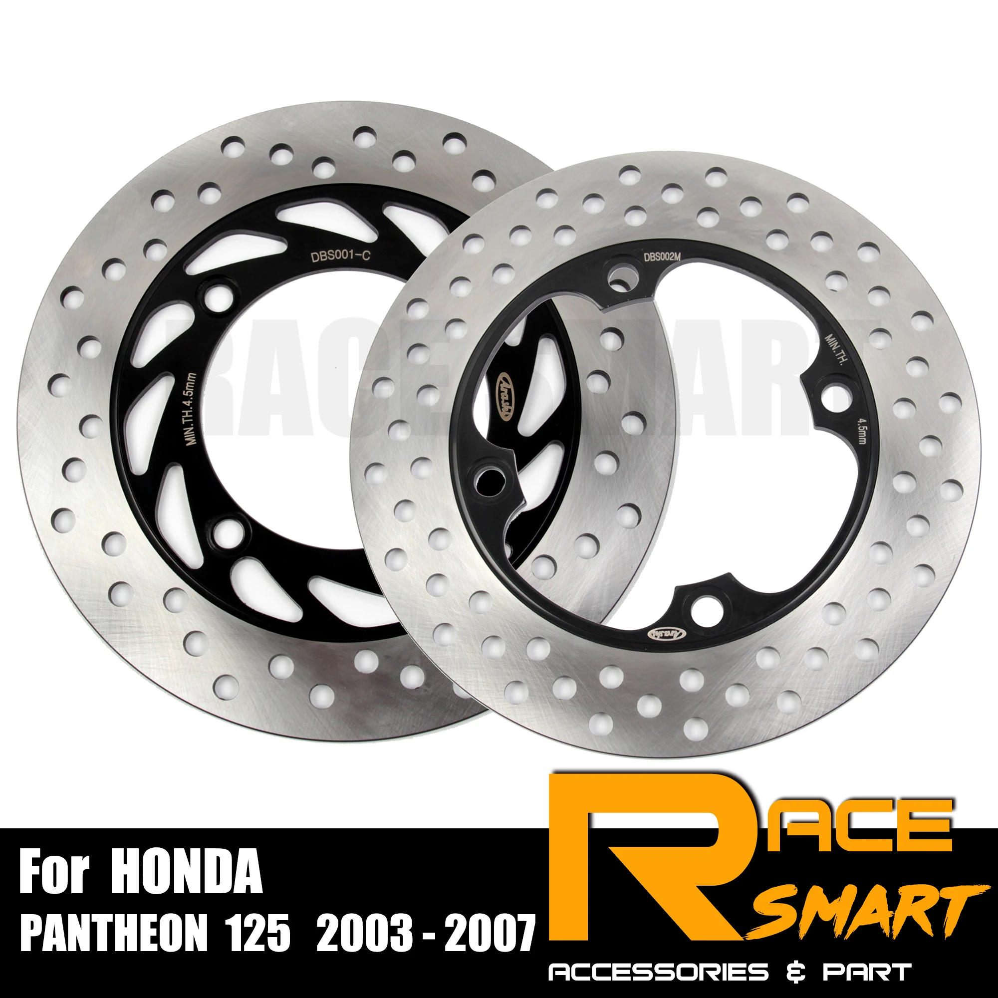 

Rider Motorcycle CNC Front and Rear Brake Rotor For HONDA FORZA 250 2000 - 2004 Floating Motorcycles Brake rotors FORZA