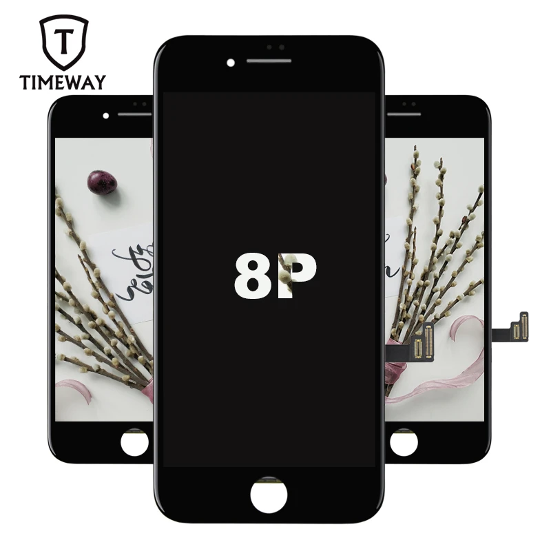 5 шт. ЖК-дисплей для iphone 8 Plus 100% протестирован OEM с дигитайзером в сборе 3D сенсорным