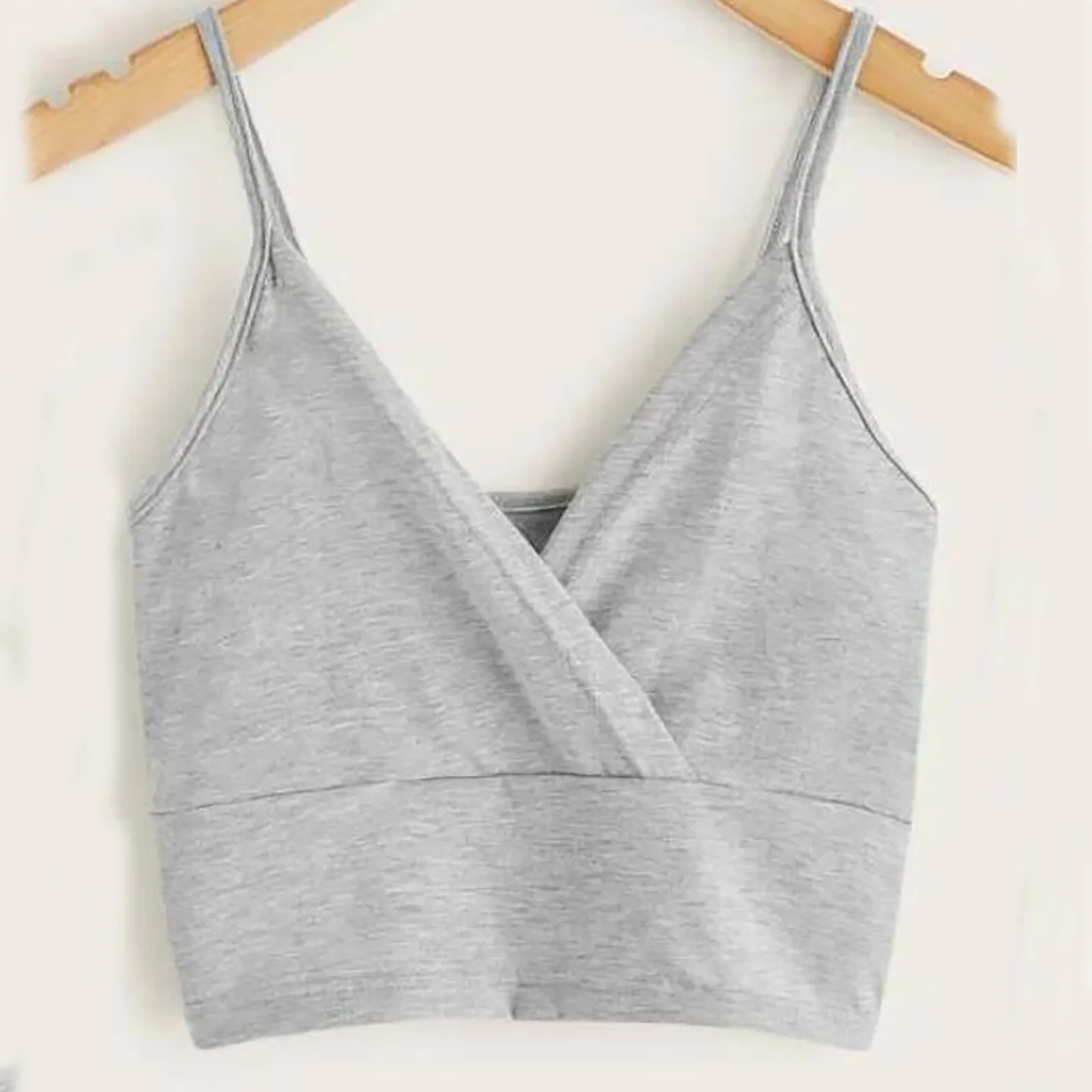 

Solid Color Sleeveless V-Neck Women's Top Camisole Summer Fashion Casual Ladies Crop Tops Sling Short Vest Tank Tops 2021