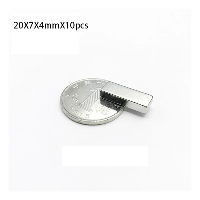 

10pcs Neodymium Magnet Strong Powerful Rectangle Block Magnets 20/25/30mm Rare Earth Magnets Magnetic Strip