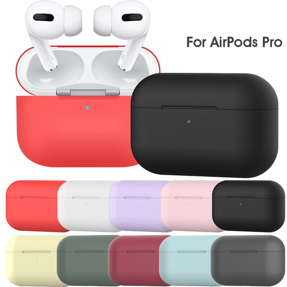 Силиконовый чехол для наушников Apple AirPods Pro TWS водонепроницаемый ударопрочный